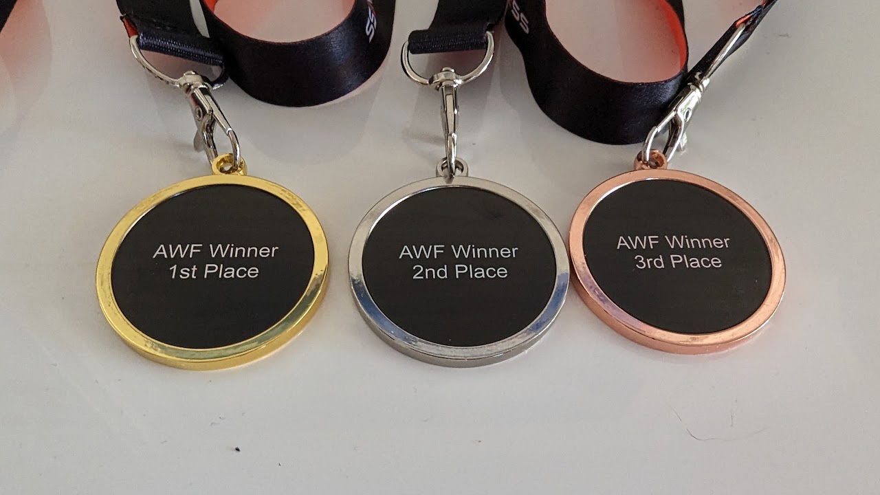 30 x Medals with Custom Lanyard