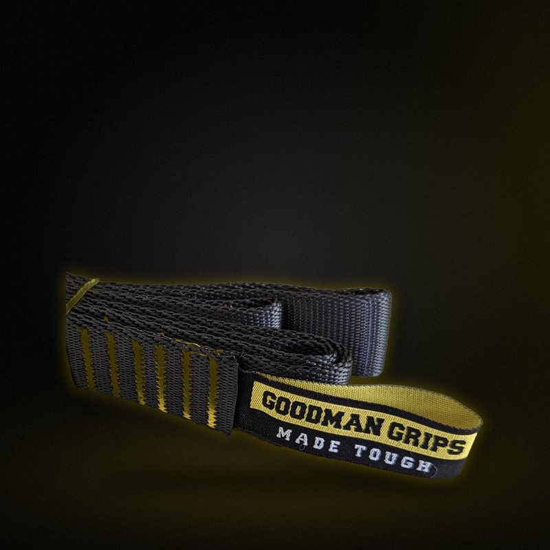 5 Pack - Buy 4 Get 1 Free - Goodman Grips - Nylon Sling (60cm) Black with Goodman Grips Logo