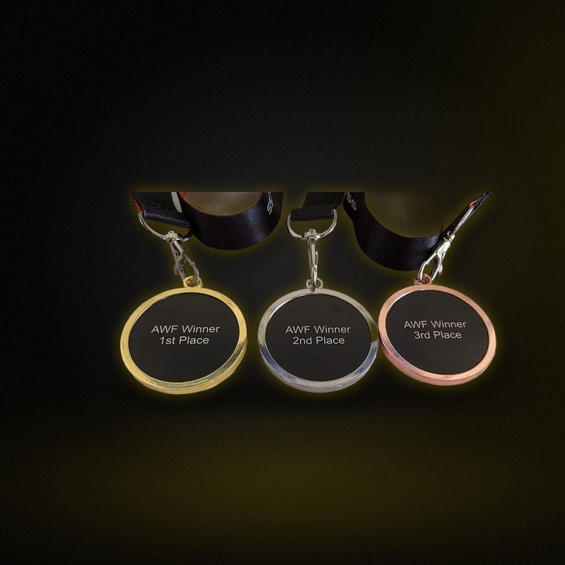 30 x Medals with Custom Lanyard